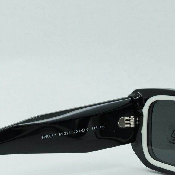 💯 NEW PRADA PR06YS 09Q5S0 BLACK GREY SUNGLASSES - Picture 8 of 13
